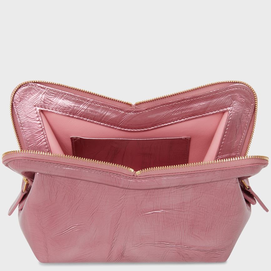 Women's Mansur Gavriel Mini M Frame Crossbody Bags Pink | AU 8451NW